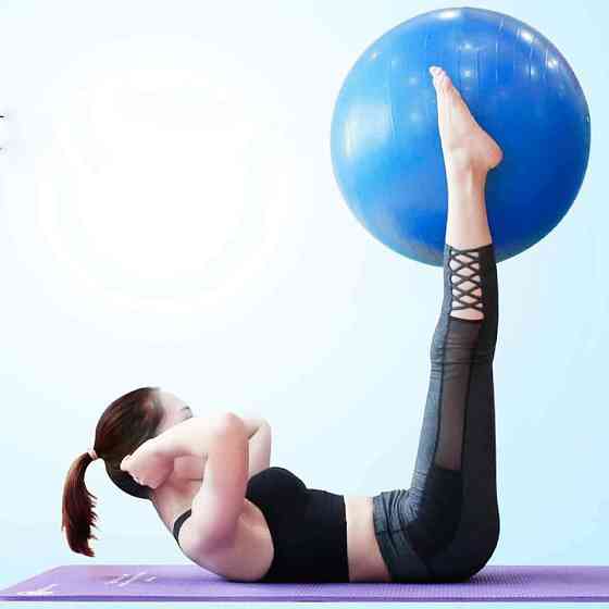 М'яч для фітнесу (фітбол) 60 см до 200 кг,Синій SBR Київ