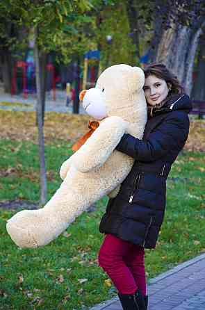 Мягкая игрушка Подарок плюшевый мишка, Плюшевый медведь Рафаэль 120 см Бежевый Тернополь