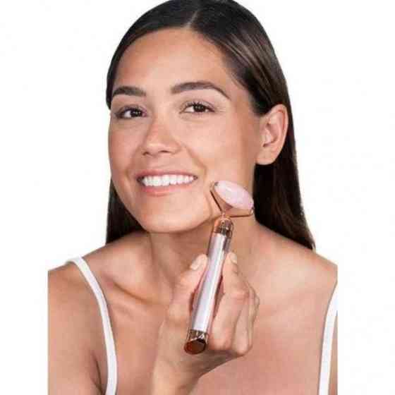 Масажер ролик електричний для особи Facial Roller Massager. Колір бежевий YI-94 Івано-Франківськ