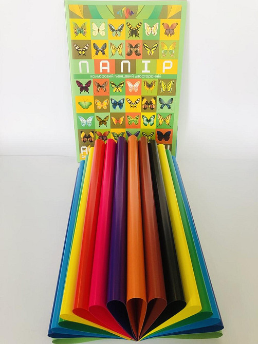 Папір кольоровий двосторонній А4/14 арк/10 кол.