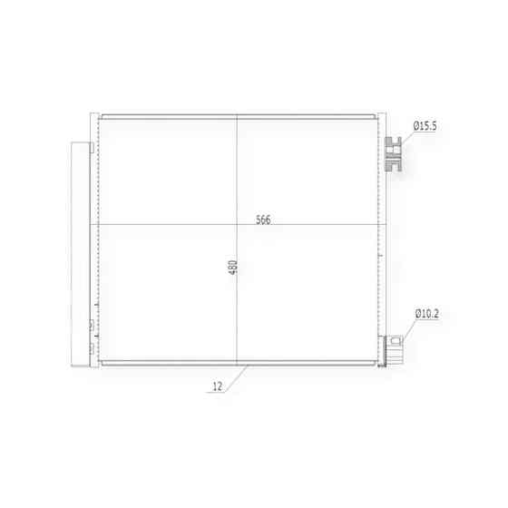 Радіатор Nissan Qashqai, X-Trail, Renault Kadjar 13-кондиціонера Мукачево