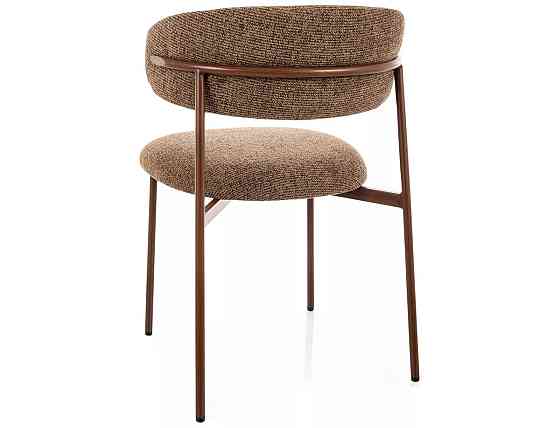 Стілець ELTON D NOELLE горіх метал/капучино 45 Днепр