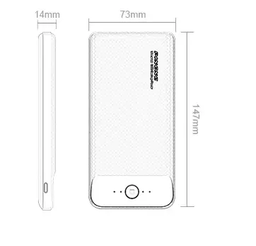 Внешний аккумулятор Power Bank Pineng PN-939 20000mAh (Черный) Винница - изображение 3