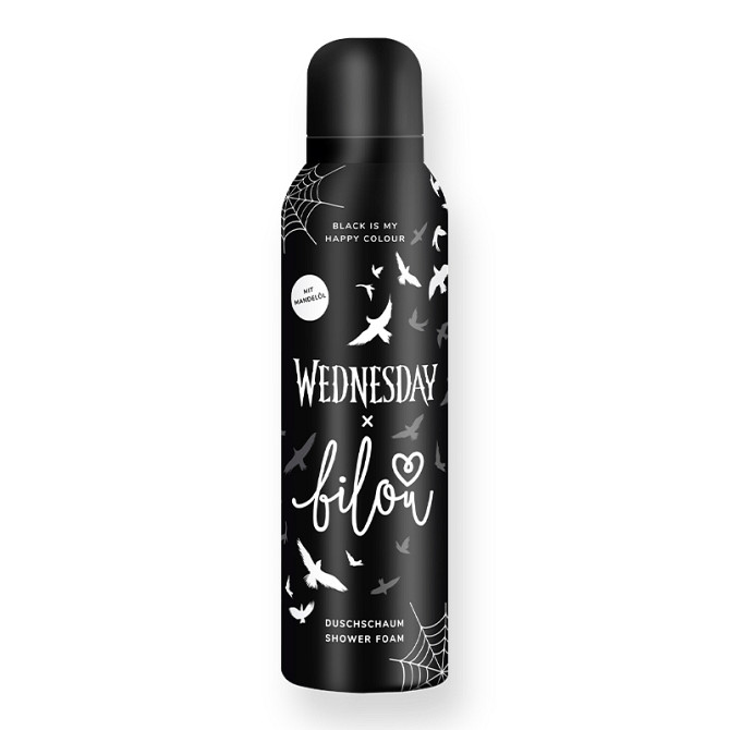 Пiнка для душа Black Is My Happy Shower Foam Bilou&Wednesday 200 мл Київ - фото 1