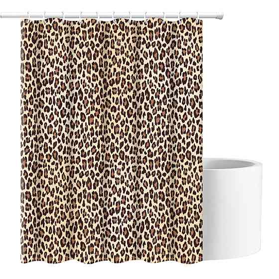 Шторка для ванны из полиэстера водонепроницаемая Bathlux 180x180 см с кольцами, занавеска для ванной комнаты Каменец-Подольский