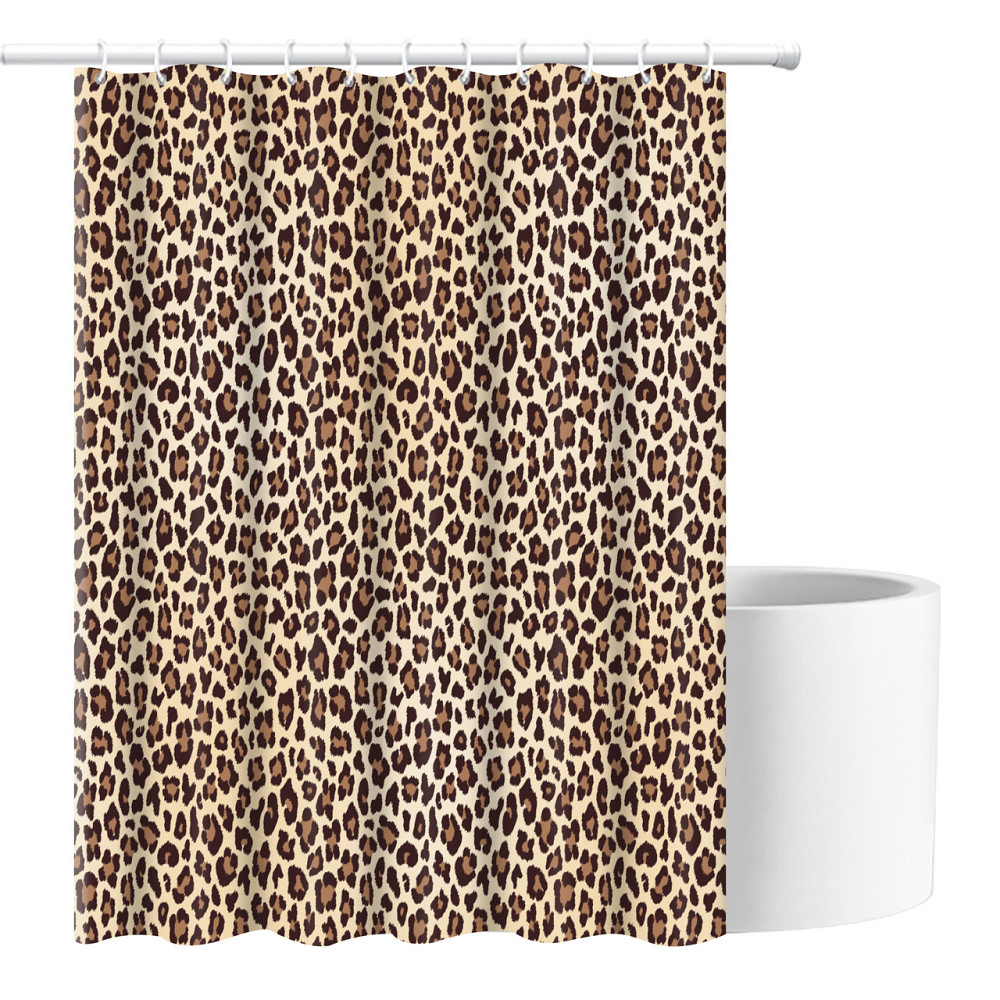 Шторка для ванны из полиэстера водонепроницаемая Bathlux 180x180 см с кольцами, занавеска для ванной комнаты Каменец-Подольский - изображение 2