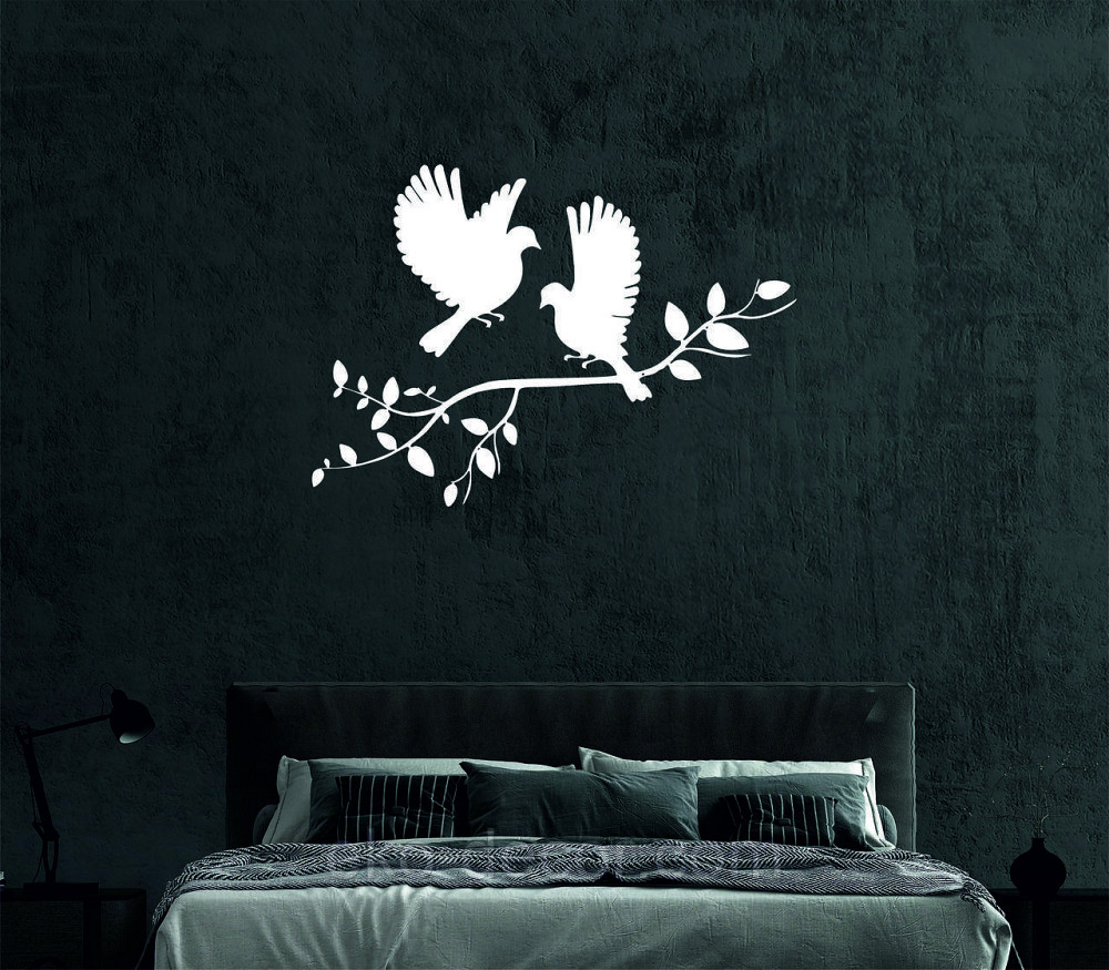 Декоративное настенное Панно «Птички Два голубя», Декор на стену Киев - изображение 8