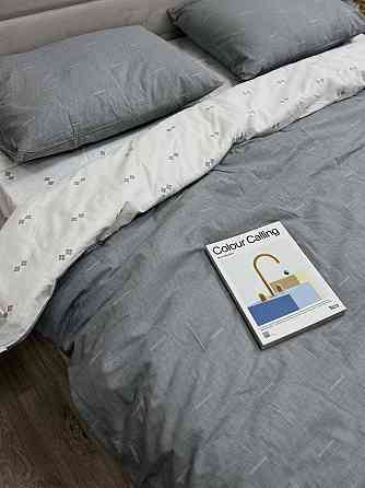 Ecotton Підковдра на блискавці Ecotton полуторний 150х215 см сатин із бавовни сірого кольору дв Коломыя