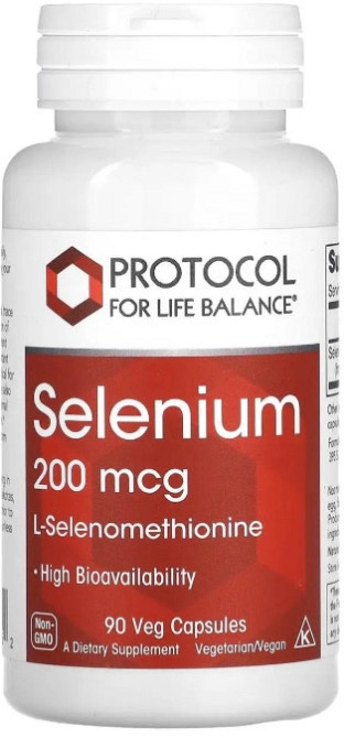 Селен Protocol for Life Balance Selenium 200 мкг 90 капс Київ - фото 1
