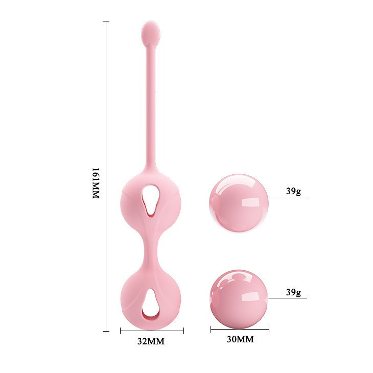 Вагинальный шарики нежно розового цвета Kegel tighten up2 Sex Aura Киев - изображение 5
