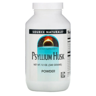 Травы Source Naturals Порошок из шелухи семян подорожника, Psyllium Husk Powder, (SNS-00779) Винница - изображение 1