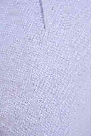 Вышиванка для мальчиков с длинным рукавом, льняная, белая топ Киев