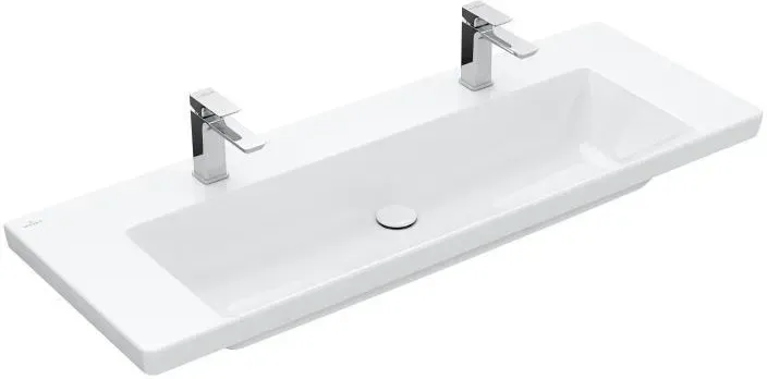 Раковина  Villeroy&Boch Subway 3.0 130X47Cm Stone Wihite Ceramicplus (4A70D1RW) Киев - изображение 1