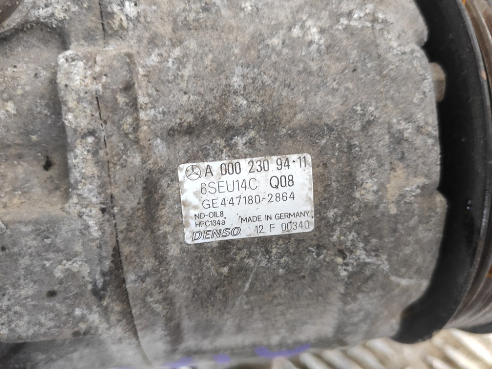 Компресор кондиціонера Mercedes A170 1.7 cdi 1998-2004 Ковель - фото 3