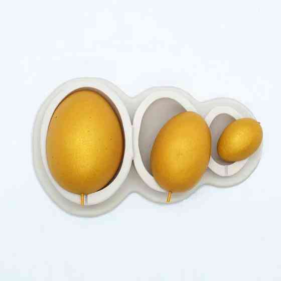 Молд для леденцов Яйца 110 на 62 мм серый Киев