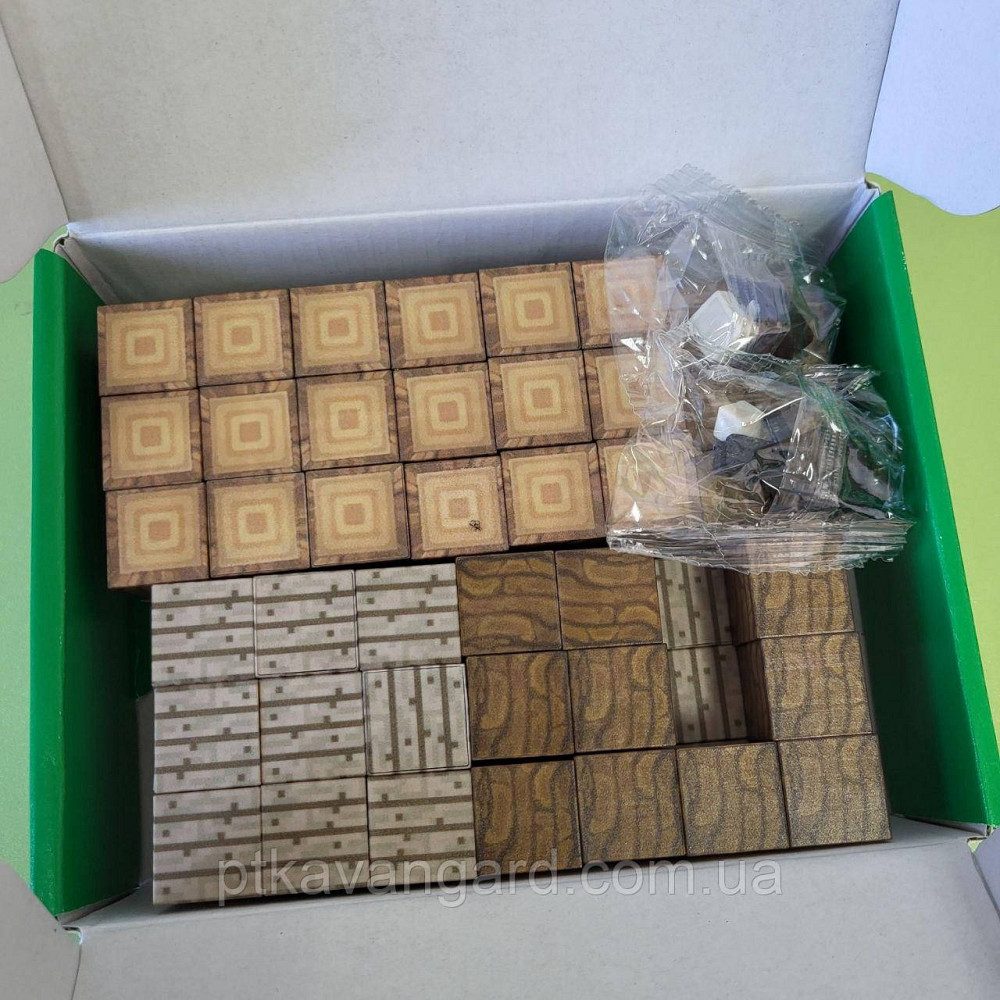 Конструктор магнітний майнкрафт 81 магнітних блоків дерев'яний будинок Стіва Dream World LZCK 031 Хмельницький - фото 5