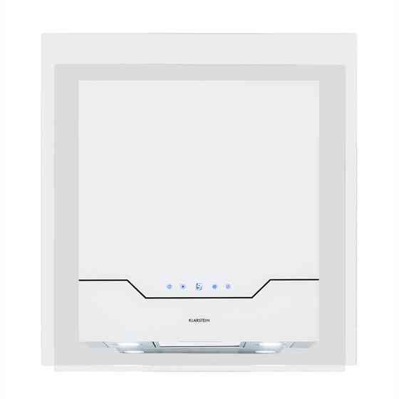 Вытяжка Karree циркуляционный воздух 60 см 640 м³/ч LED стекло из нержавеющей стали (Германия, читать Ровно