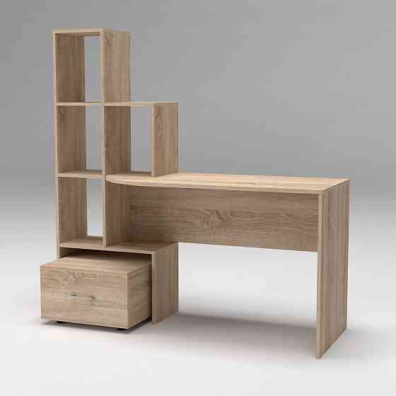 Стол письменный СП-1 №2, Дуб Сонома, 1500/550/1500 Львов