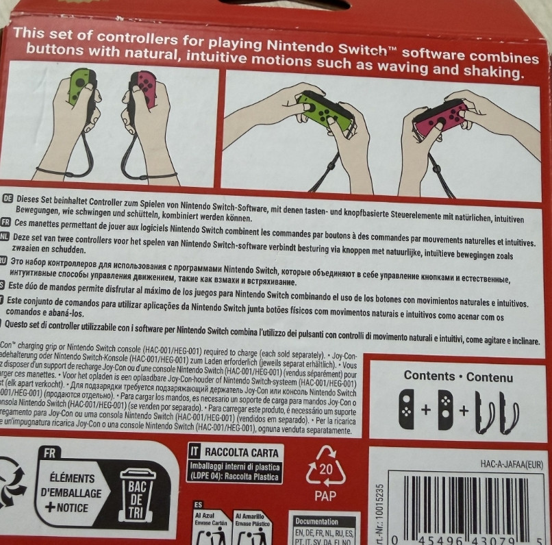 Геймпад Nintendo Joy-Con Pink Green Pink. Харків - фото 1