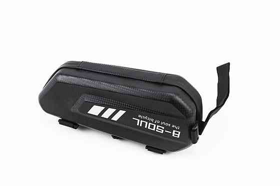 Сумка під раму (жорсткий чохол), кріпл. на липучці, "карбон" Київ