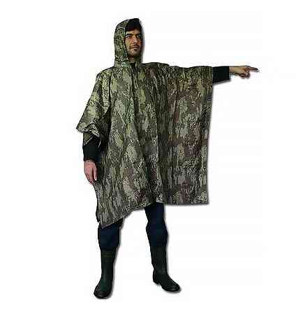 Дощовик армійський зелений, пончо від дощу, тактичний плащ для армії зсу від дощу камуфляж для воєнних Кам'янець-Подільський