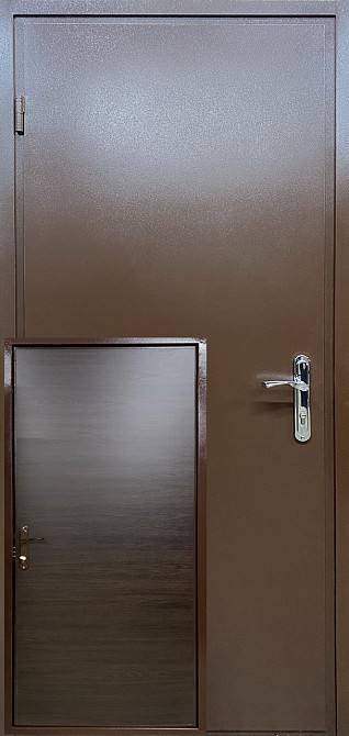 Двери металлические технические в наличии, Redfort Метал+ДСП Ral 8017/Венге магия Киев - изображение 1