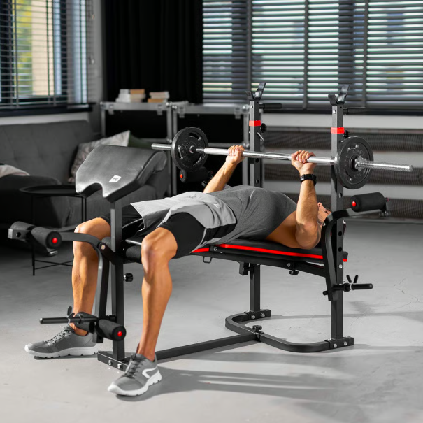 Лава універсальна для м'язів HS-1065HB Тренувальна лава та стійки, Професійна лава для жиму штанги Київ - фото 9