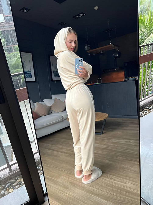 Жіночий плюшевий костюм двійка: худі та штани 44/46 Одеса - фото 10