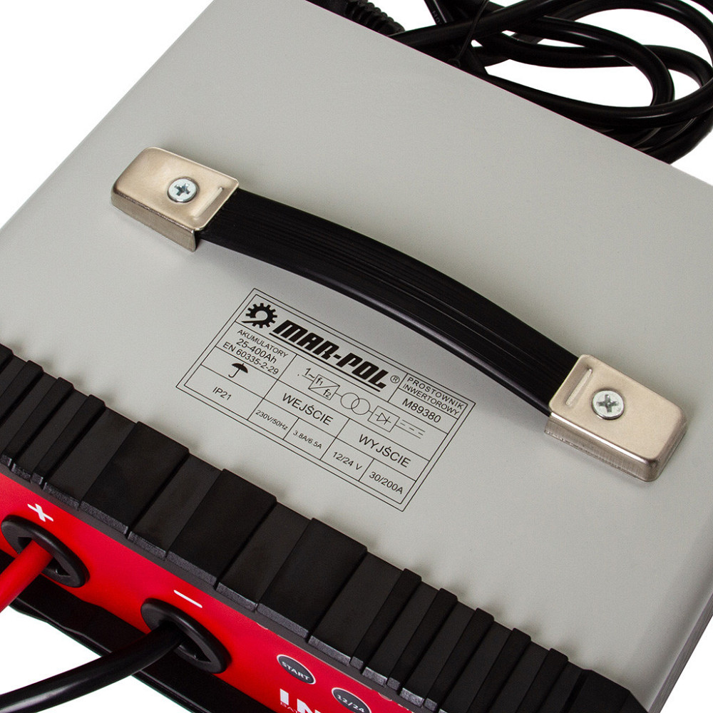 Пуско-зарядний пристрій з функцією зарядки та запуску двигуна 12/24 В Mar-Pol (M89380) Нововолинськ - фото 8