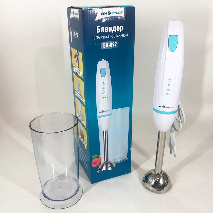 Електричний блендер для збивання, Блендер подрібнювач для коктейлів нержавіюча сталь ND-43 Івано-Франківськ - фото 5