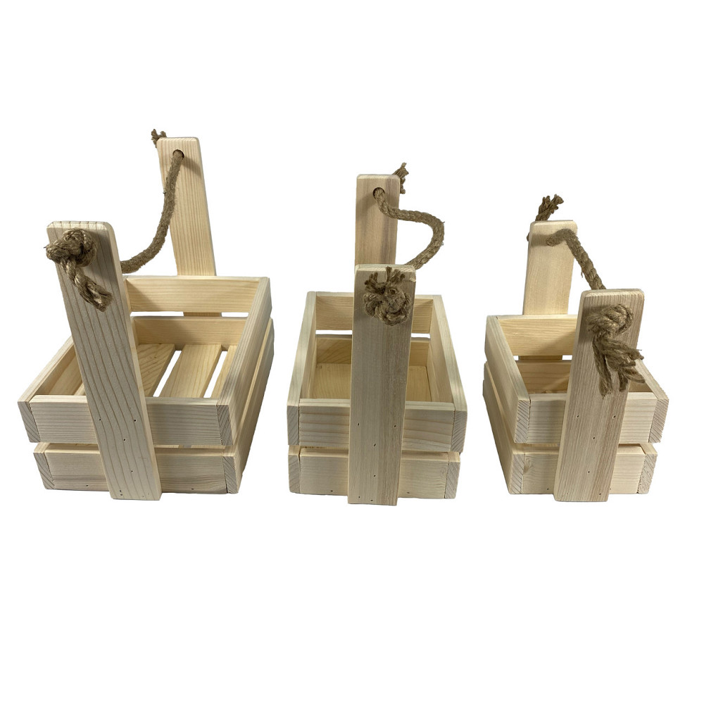 Набір садових ящиків для квітів або зберігання речей 3 шт, великий 26х18х10, середній 21х15х10, малий 16.5х12х10 Кам'янець-Подільський - фото 3