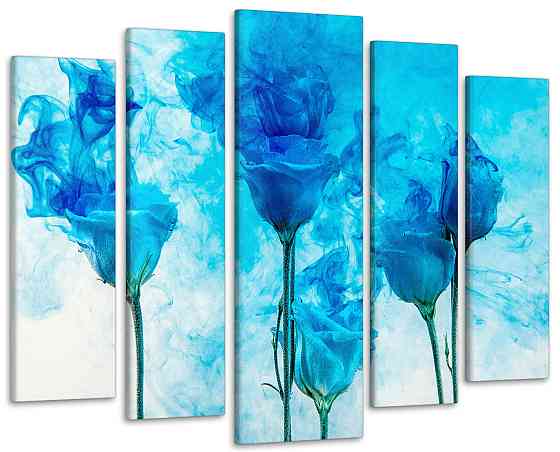Модульна картина у вітальню / спальню Димні троянди Art-355_5 ( 80х118см ) Poster-lnad Київ