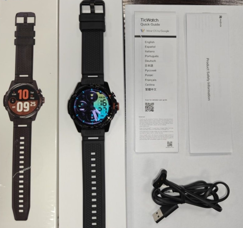 Смарт-годинник Mobvoi TicWatch Atlas , NFC , Sapphire, Wear OS Харків - фото 2