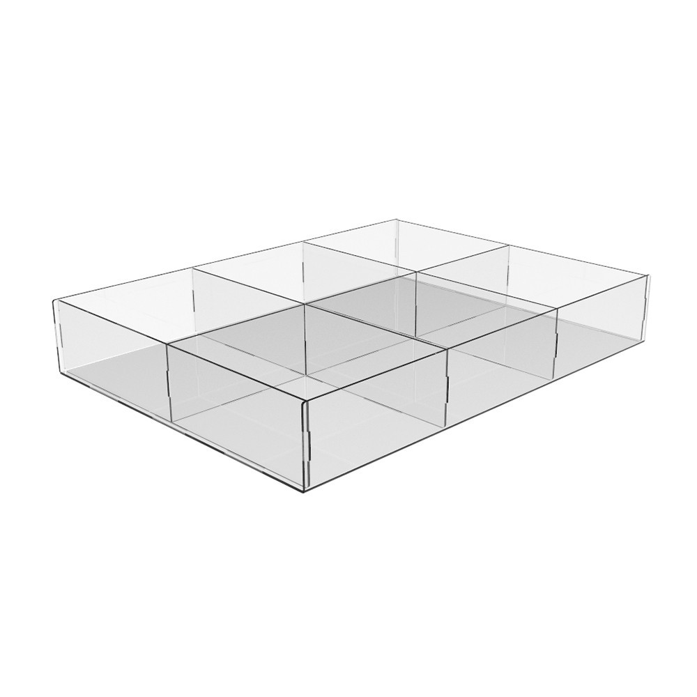 Коробка акриловая EKOSTAR 400х300х60 6 ячеек Киев - изображение 2