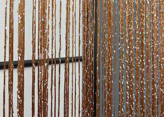 Штори-нитки з люрексом Коричневий 300х300см 1 шт (61-122) Київ