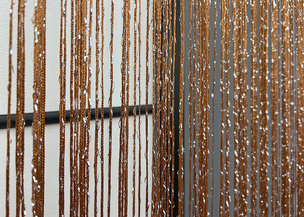 Штори-нитки з люрексом Коричневий 300х300см 1 шт (61-122) Київ - фото 6