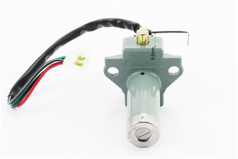 Замки к-кт (запалювання, кришка бака прямокутна) 125J Київ - фото 3