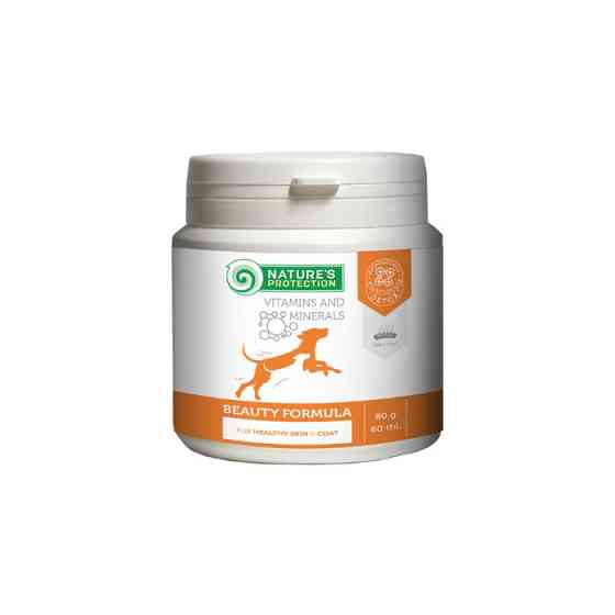 Nature's Protection Beauty Formula Харчова добавка для покращення стану шкіри і шерсті дорослих собак, 80 таблеток Київ