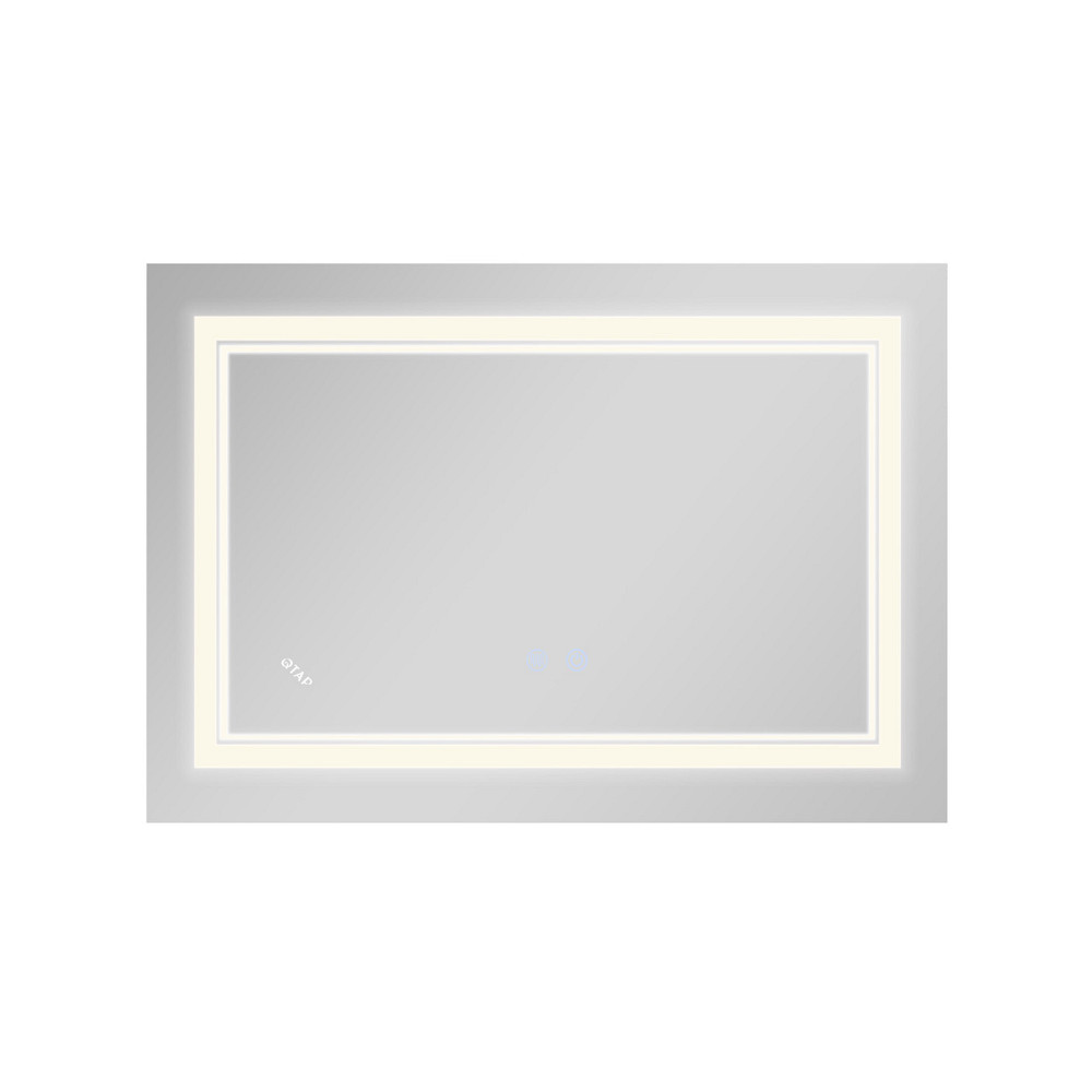 Дзеркало Qtap Cardinal (CA1) 800х600 з LED-підсвіткою Touch, з антизапотіванням, з димером, темп. кольору (3000-6500K) Reverse Київ - фото 6