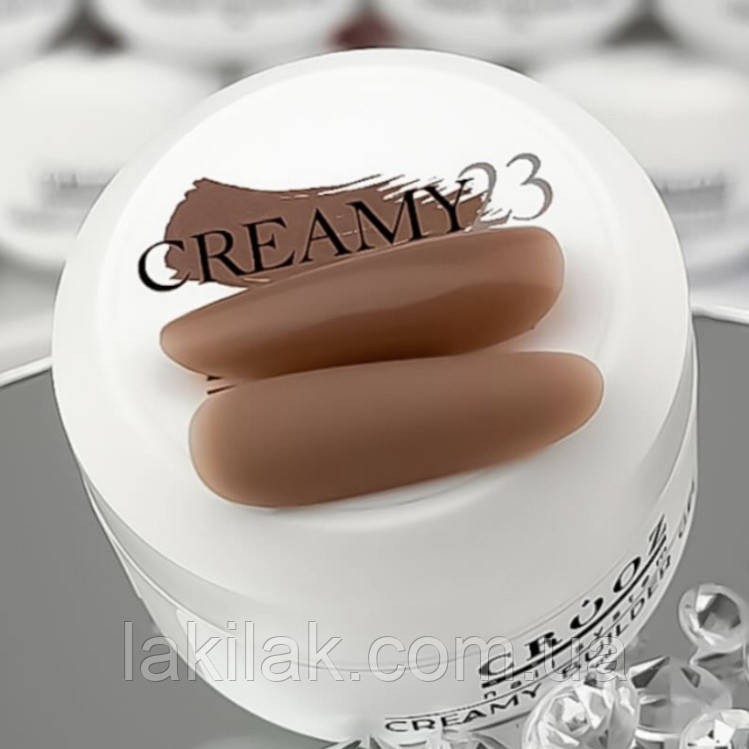 Гель для нарощення нігтів Crooz Creamy gel 23 (глибокий кремово-коричневий) 30мл Херсон - фото 1