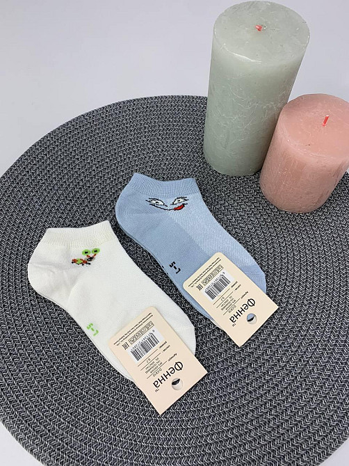 Носки детские легкие летние с сеточкой от 3 до 9 лет упаковкой Черновцы - изображение 3