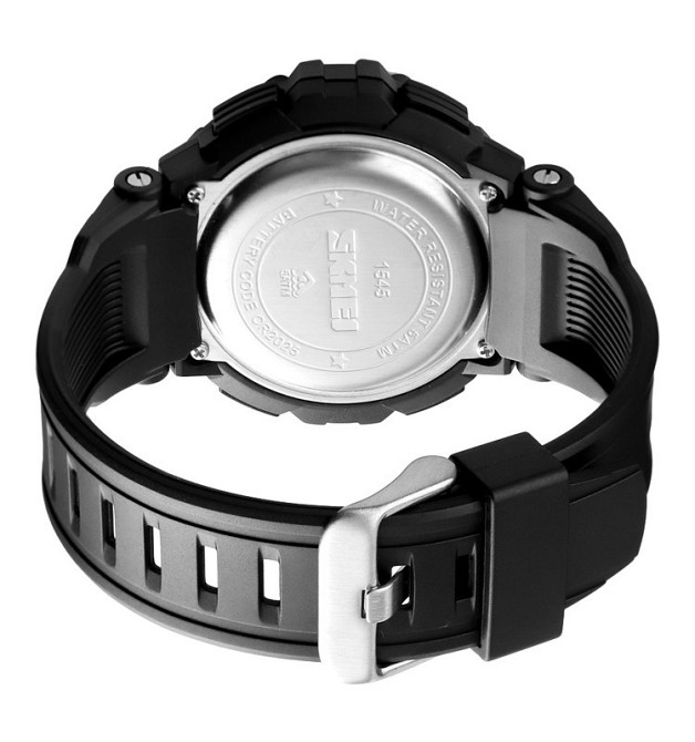 Мужские наручные часы Skmei 1545 Черный циферблат Винница - изображение 6