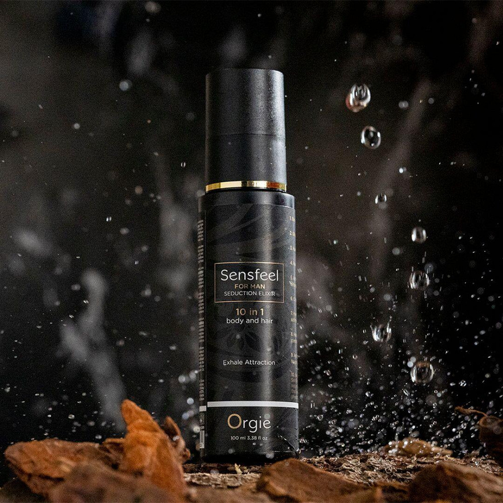 Лосьйон з феромонами для тіла та волосся Orgie – Sensfeel Seduction Elixir 10 in 1 for Man (100 мл) Sex Aura Київ - фото 4