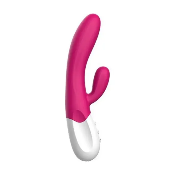 Вібратор-кролик Liebe Bend It Plus Rechargeable Cerise, гнучкий, 2 мотори, 10 режимів Львів