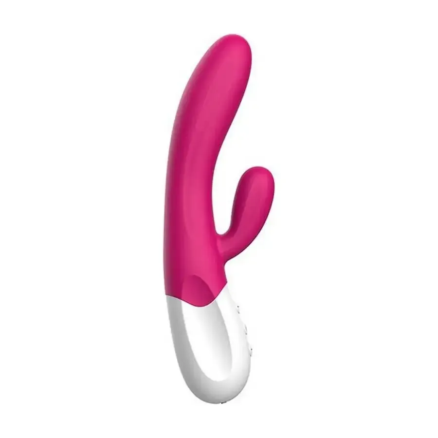 Вібратор-кролик Liebe Bend It Plus Rechargeable Cerise, гнучкий, 2 мотори, 10 режимів Львів - фото 2