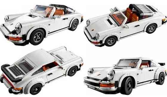 Конструктор білий Porsche 911 подібний до LEGO ретро автомобіль. Харків