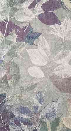 Шпалери вінілові на флізеліні Grandeco Time метрові квіти листя зелені бордові сині Київ