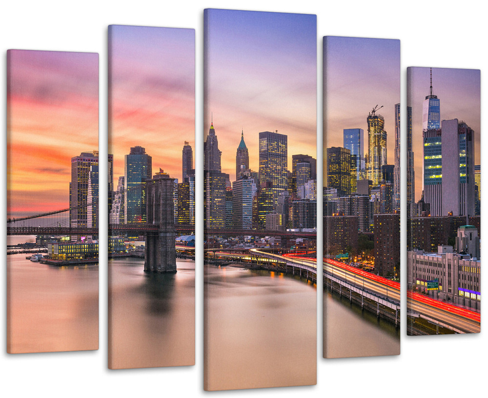 Модульная картина Город Закат Art-32_5 Киев - изображение 1