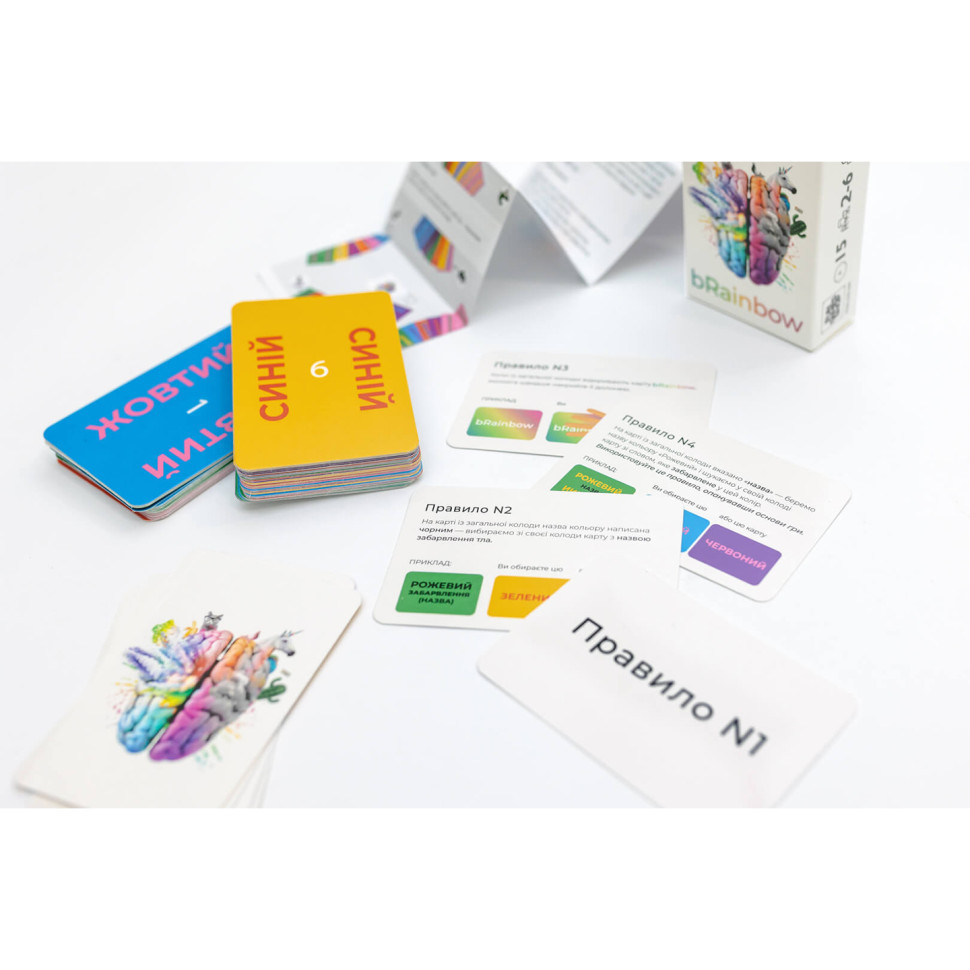 Карткова гра bRainbow FGS64, 60 карток, українською мовою Вінниця - фото 3