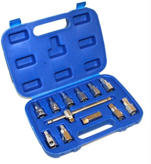 Набір ключів для оливозливного корка 12 од. SATRA S-12ODP Чернігів - фото 1